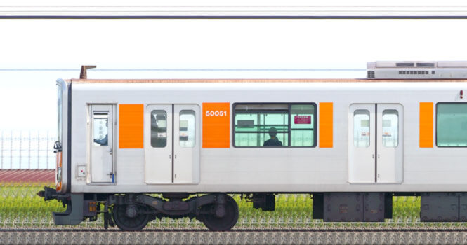 50050系51051F編成山側