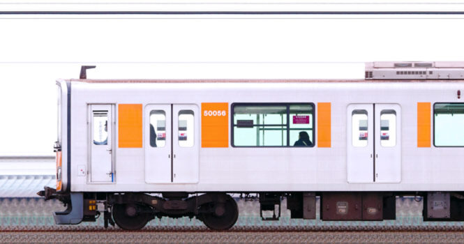 500050系51056F編成（ATO・CBTC設置）山側