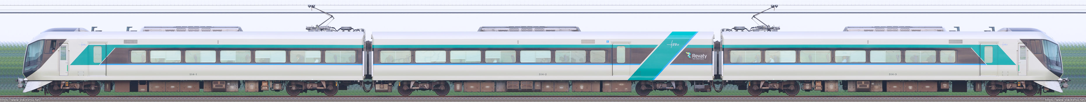 500系514F編成海側