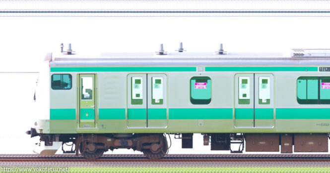 川越車両センターE233系ハエ103編成山側