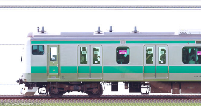 川越車両センターE233系カワ135編成山側