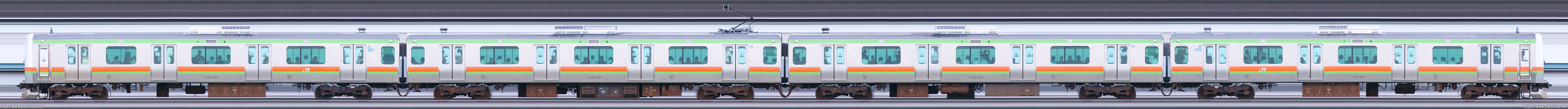 川越車両センターE231系カワ41編成山側