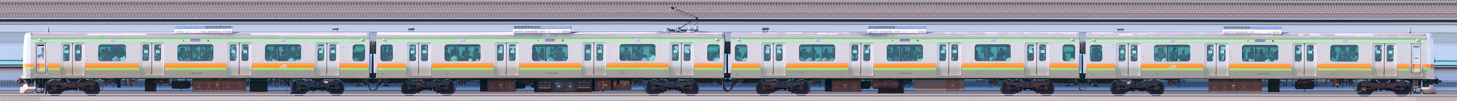 川越車両センターE231系カワ44編成山側