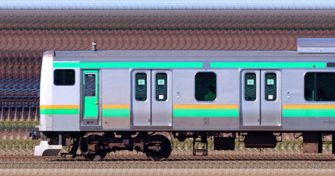 国府津車両センターE231系K-04編成＋E53編成海側