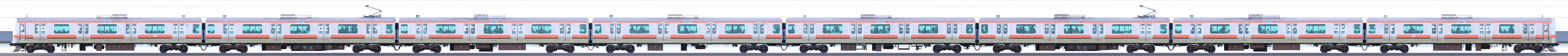 京葉車両センターE231系MU2編成山側