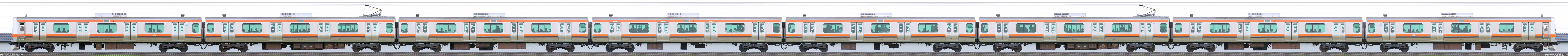 京葉車両センターE231系MU13編成山側