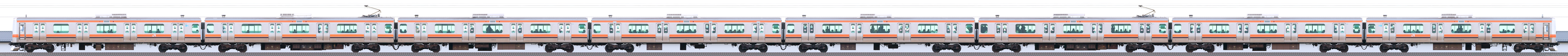 京葉車両センターE231系MU33編成山側