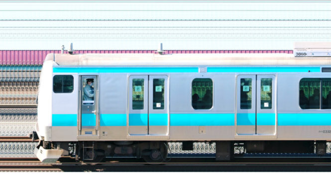 さいたま車両センターE233系サイ180編成海側