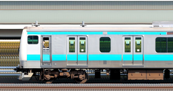 さいたま車両センターE233系1000番台サイ180編成山側