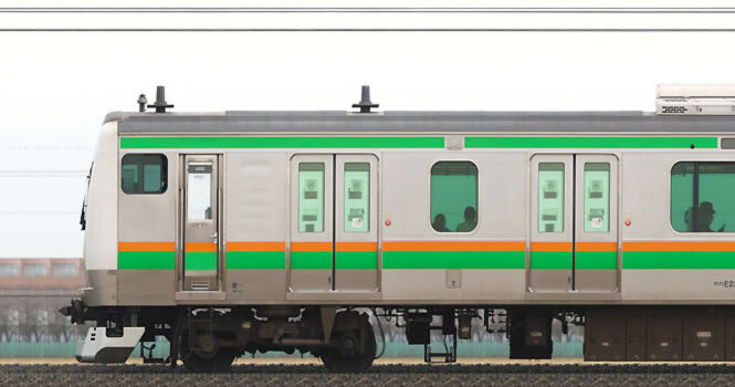 小山車両センターE233系3000番台U233編成＋E231系1000番台U521編成山側